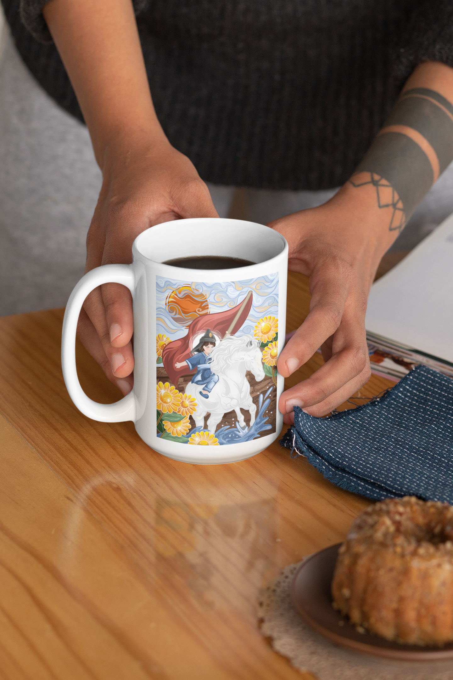 Korean Tarot Mug - The Sun (11oz\15oz\20oz)